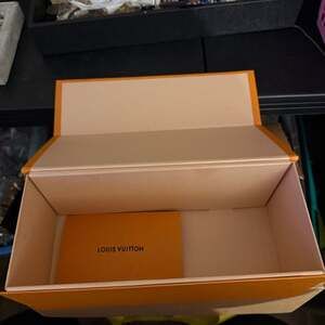 Louis Vuitton Orange Box with magnetic closure